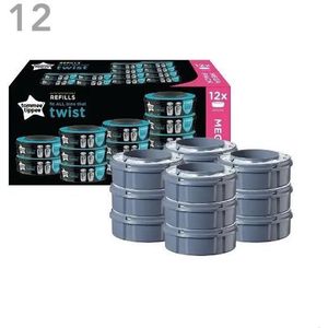 Tommee Tippee Sangenic Twist & Click luieremmer Navulling - 12 stuks