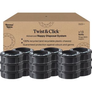 Tommee Tippee Twist & Click Milieuvriendelijke Luieremmer Navulling - 18 stuks