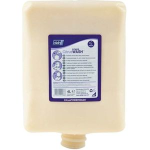 Deb - Citrus Power Wash - Handzeep - 4 Liter - Cremerkleur