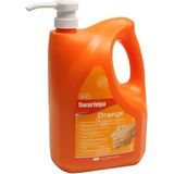 Swarfega orange handzeep 4 liter met ingebouwde pomp