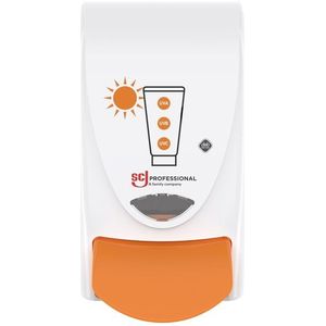 Zonnebranddispenser SCJ Proline Sun Protect 1liter wit