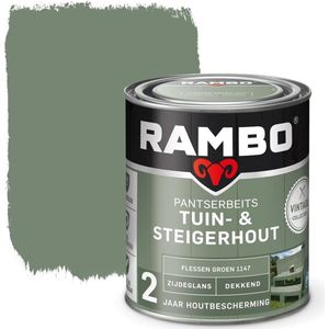 Rambo Tuin- & Steigerhout Flessen Groen 1147 Dekkend Zijdeglans