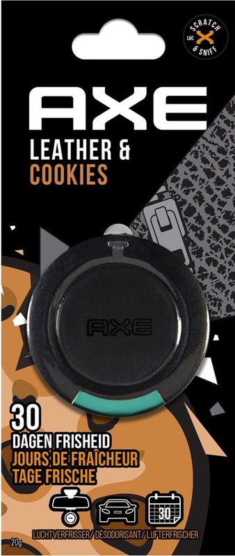 AXE - 3D Luchtverfrisser - Blauw - Leer + Koekjes