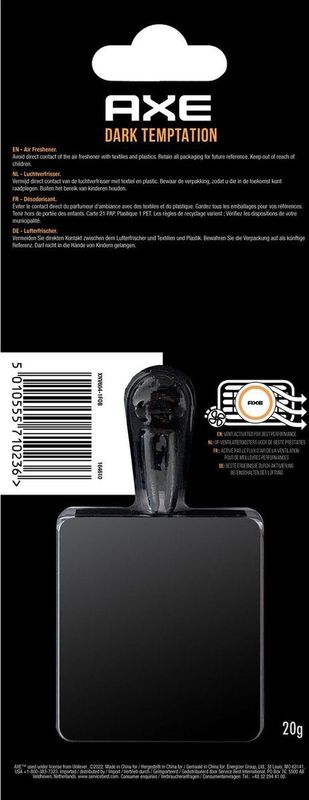 Axe - Dark Temptation - Luchtverfrisser - Chocolade - Vanille