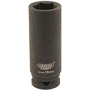 Draper Expert 06889 3/8 inch dopsleutel, lang, 16 mm