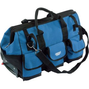 Draper Tools Gereedschapstas rollend 58 L 60x30x35 cm blauw en zwart