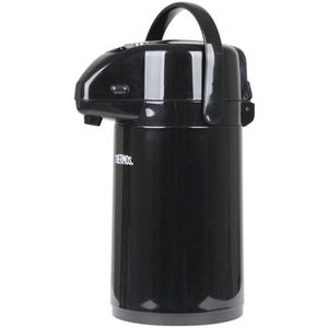 Thermos - Pompschenkkan - Zwart - Glazen Binnenfles - 1,3L