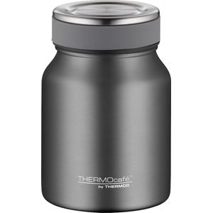 Thermos THERMOcafé Stainless Steel Voedseldrager - 500ml - Donker Grijs Mat