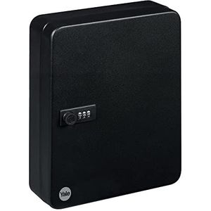 Sleutelkast - Zwart - Metaal - Voor 46 Sleutels - Cijferslot