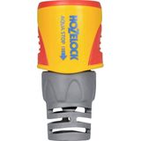 Hozelock 2065 6000 AquaStop PLUS Kunststof Slangkoppeling Steekkoppeling, 19 mm (3/4) Ø, 15,0 mm (3/8) binnendraad Waterstop