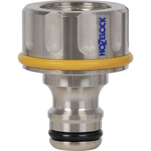 HOZELOCK - Buitenkranen Pro Metal ø 21 mm (voor kranen met 1/2 inch BSP-schroefdraad) Voor buitenkranen met schroefdraad, om een tuinslang op de kraan aan te sluiten [2046P0000]