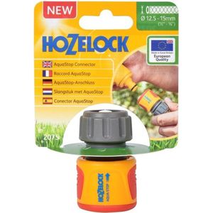 HOZELOCK - Aquastop Slangconnector Quick ø 12,5 mm - 15 mm (1/2""- 5/8"") Soft Touch: Aquastop, waterdicht, antislip, ideaal voor het begin van de slang [2075 0000]