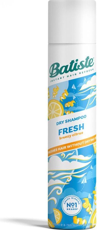 Batiste - Droog Shampoo Fresh - Breezy Citrus - Droogt Haar Niet Uit - Milde Verwijdering Van Olie