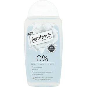 FemFresh - 0% Sensitive Wash - Intieme Wasgel - 250 ml