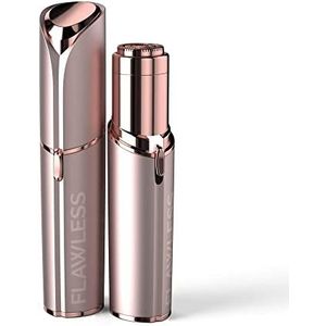 Finishing Touch Flawless Facial Hair Remover, discreet, pijnloos en geschikt voor de gevoelige huid, roze