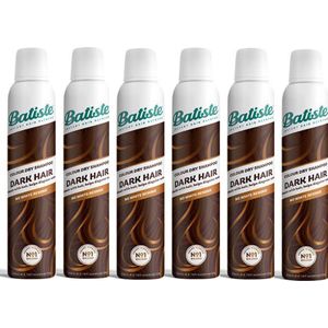 6x Batiste Droogshampoo Hint of Colour Dark 200 ml