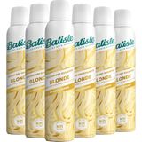 6x Batiste Droogshampoo Hint of Colour Light Blond 200 ml