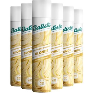 6x Batiste Droogshampoo Hint of Colour Light Blond 200 ml