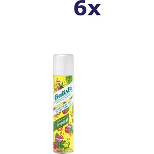 6x Batiste Droogshampoo Tropical 200 ml