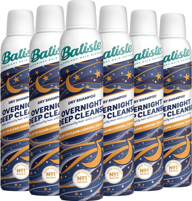 Batiste - Overnight Deep Cleanse - Droogshampoo - 200ml - Diepreinigend