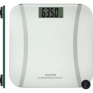 Salter 397 SVXR Big Button Digitale keukentimer met grote knop, kookstopwatch tot 99 minuten 59 seconden, gemakkelijk af te lezen lcd-display, geluidsalarm, magnetisch of staand, zilverkleurig