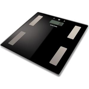 Salter - 9150 Bk3r - Elektronische Lichaamsanalyseweegschaal - Zwart - Glas