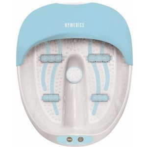 HoMedics 3-in-1 voetspa - kalmerende hydromassage, trillingen, warmte, microcirculatie, magnetische stimulatie reflexologie, 4 massagerollen, warmtebehoud