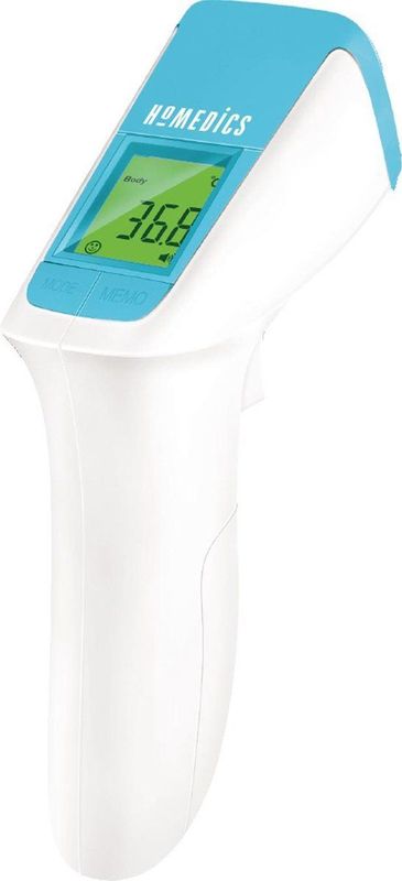 HoMedics - TE350 - Infrarood Thermometer - Contactloos - Koortsalarm - LCD Scherm