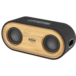 House Of Marley Get Together 2 Mini luidspreker Draagbaar Bluetooth, Zwart, ‎8,4 x 19,4 x 7,5 cm