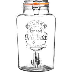 Kilner Drankdispenser Ruime opening Rond Incl. Tapkraantje 8L