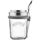 KILNER Frühstücksglas mit Löffel, 350 ml