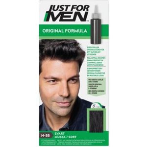 Just for men Haarkleur Real - H55 Zwart 30ml