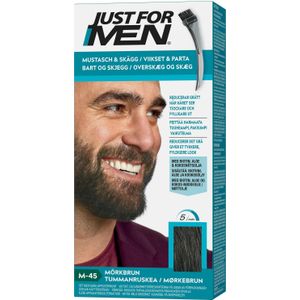 Just For Men Skäggfärg Dark Brown - Baardverf - Kleur - 5 Minuten