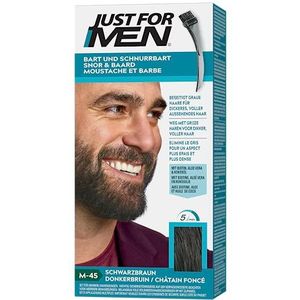 Just for Men Snor & baard donkerbruin M45 24 gram