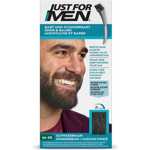 Just for Men Snor & baard donkerbruin M45 24 gram