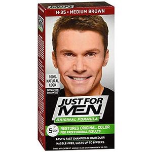 Just For Men Originele Formule H-35 Medium Brown Shampoo in Haarkleur