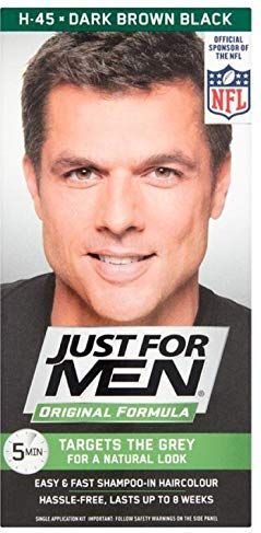 Just For Men - Shampoo-In Kleur - Donkerbruin - Haarkleuring voor Mannen - H-45