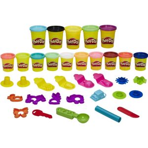 Play-Doh Mountain Of Colors - 15 potjes klei - 20 accessoires