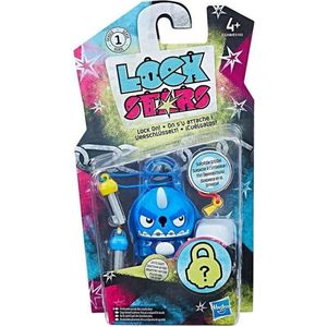 Hasbro - Lock Stars - Basic - Kleur - Blauw - Sleutelhanger - Verzamelen