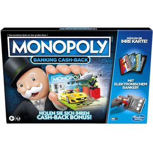 Hasbro MONOPOLY-Banking Cash-Back Brettspiel