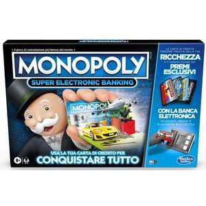 Hasbro Gaming - Monopoly Super Elektronisch Bankieren - Bordspel - Italiaanse Versie