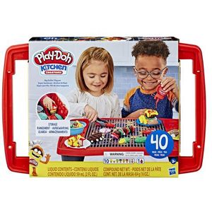 Plasticine Spel Play-Doh Kitchen Creations - Super Barbecue 40 Onderdelen