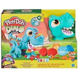 Play-Doh Dino Crew Happende T-Rex Speelset - Boetseerklei - Inclusief 3 Play-Doh eieren - Knutselen voor kinderen
