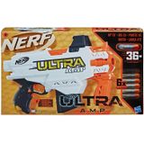 NERF Ultra Amp - Blaster: Gemotoriseerd, 6 Darts, Precisie en Snelheid