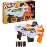NERF Ultra Amp - Blaster: Gemotoriseerd, 6 Darts, Precisie en Snelheid