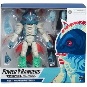 Power Rangers Mighty Morphin Pirantishead Figuur Blauw
