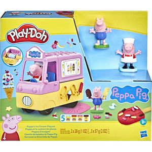 Play-Doh Peppas IJsjes Speelset - Boetseerklei - Inclusief 5 Play-Doh potjes - Knutselen voor kinderen