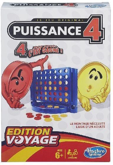 Hasbro Edition Voyage Puissance 4 - Reisspel voor kinderen vanaf 6 jaar - Compacte versie - Speel onderweg!