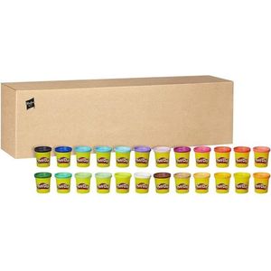 Play Doh Voordeelverpakking - 24 Play-Doh Potjes - Boetseerklei - 1920 gram Play-Doh - Knutselen voor kinderen