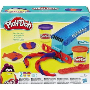 Play-Doh Basic Fun Factory-vormenmachine met 2 Niet-giftige Play-Doh-kleuren